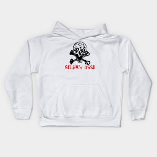 sylvan esso skullnation Kids Hoodie